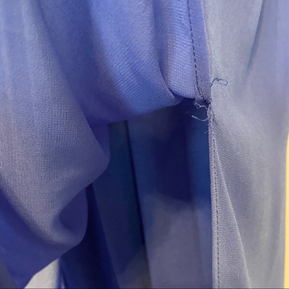 Rory Beca Adjustable Royal Blue Spaghetti Strap Maxi Dress - Size: Small - Picture 10 of 10